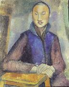 Anita Ree Young Chinese man France oil painting artist